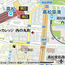 トヨタレンタリース東四国高松店周辺の地図