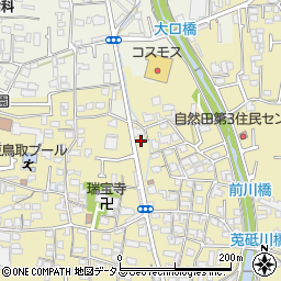 大阪府阪南市自然田1489-6周辺の地図
