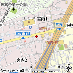 広島県廿日市市宮内734周辺の地図