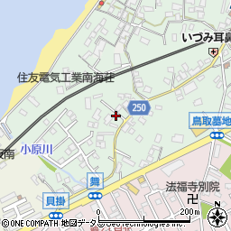 大阪府阪南市鳥取977周辺の地図
