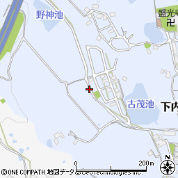 兵庫県洲本市下内膳周辺の地図