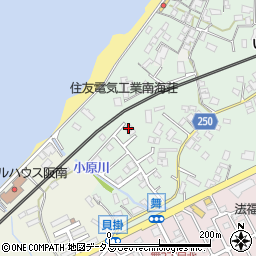 大阪府阪南市鳥取758周辺の地図