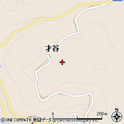 奈良県吉野郡下市町才谷480周辺の地図