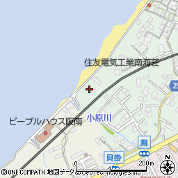 大阪府阪南市鳥取745周辺の地図