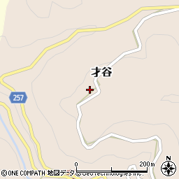 奈良県吉野郡下市町才谷408周辺の地図