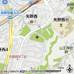 安芸矢野ニュータウン第一公園周辺の地図