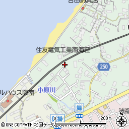 大阪府阪南市鳥取989周辺の地図