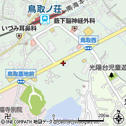 大阪府阪南市鳥取464-2周辺の地図