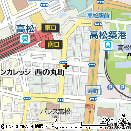 株式会社あなぶきハウジングサービス　賃貸事業部・高松駅前営業所周辺の地図