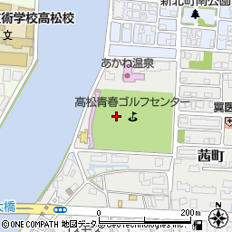 香川県高松市茜町27周辺の地図