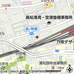 ジェイアール四国バス　高速バス予約センター周辺の地図