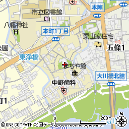 宝満寺周辺の地図