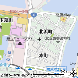 香川県高松市北浜町14周辺の地図