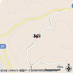 奈良県吉野郡下市町才谷周辺の地図