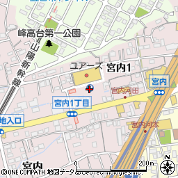 広島県廿日市市宮内1丁目周辺の地図
