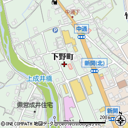 秋井公園トイレ周辺の地図