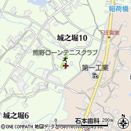 熊野ローンテニスクラブ周辺の地図