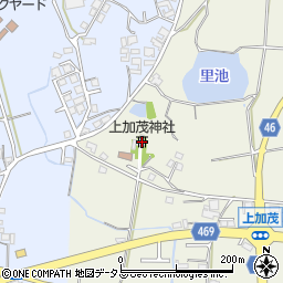 上加茂神社周辺の地図