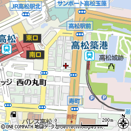 前田建設工業株式会社　四国支店周辺の地図