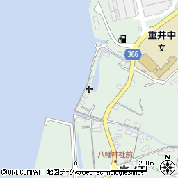 広島県尾道市因島重井町708-4周辺の地図