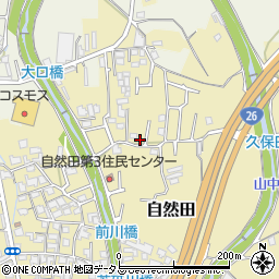 大阪府阪南市自然田1527-10周辺の地図