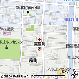 香川県高松市茜町13周辺の地図