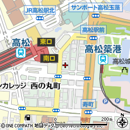 天下一品 高松駅前店周辺の地図