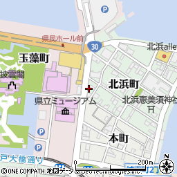 BLUE SPOON 北浜店周辺の地図