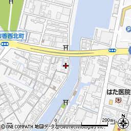 香西港大橋 高松市 橋 トンネル の住所 地図 マピオン電話帳