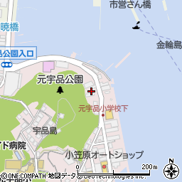 ニコニコレンタカー広島元宇品店周辺の地図