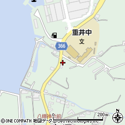 広島県尾道市因島重井町653周辺の地図