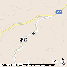 奈良県吉野郡下市町才谷461周辺の地図