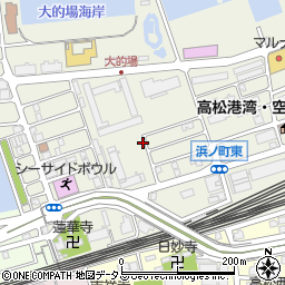 香川県高松市浜ノ町周辺の地図