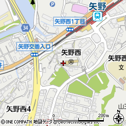 ＡＳＡＨＩ　ＰＡＲＫ矢野駅前第１駐車場周辺の地図