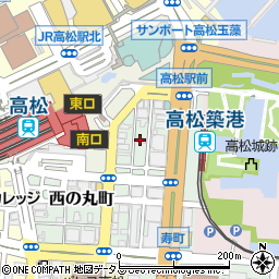 ニッポンレンタカー高松駅前営業所周辺の地図