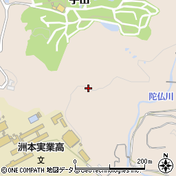 兵庫県洲本市宇山周辺の地図