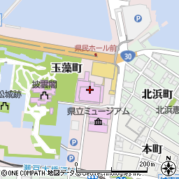 県民ホール周辺の地図