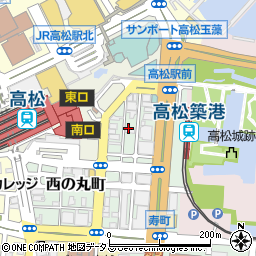 ニッポンレンタカー四国株式会社　本社周辺の地図
