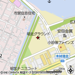 広島県廿日市市木材港北1周辺の地図