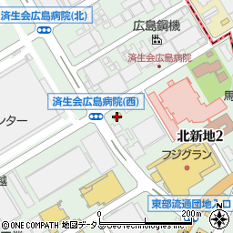 ファミリーマート広島北新地店周辺の地図