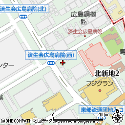 ファミリーマート広島北新地店周辺の地図