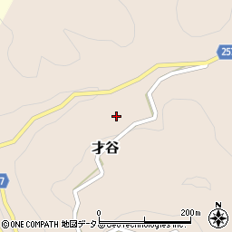 奈良県吉野郡下市町才谷455周辺の地図
