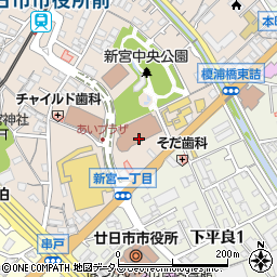 廿日市市総合健康福祉センター周辺の地図