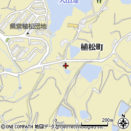 香川県高松市植松町周辺の地図