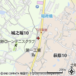 熊野オート周辺の地図