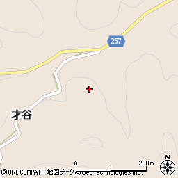 奈良県吉野郡下市町才谷527周辺の地図