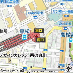 香川Ｃ．Ｒ．Ｃ．高松駅店周辺の地図