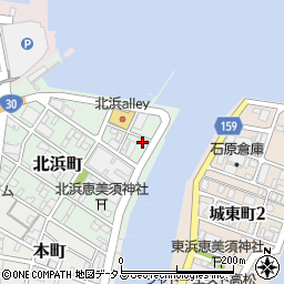 大運組本社ビル周辺の地図