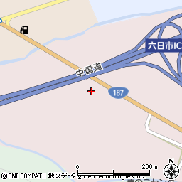 有限会社吉賀自動車　六日市工場周辺の地図
