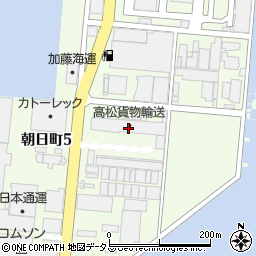 高松輸送センター周辺の地図
